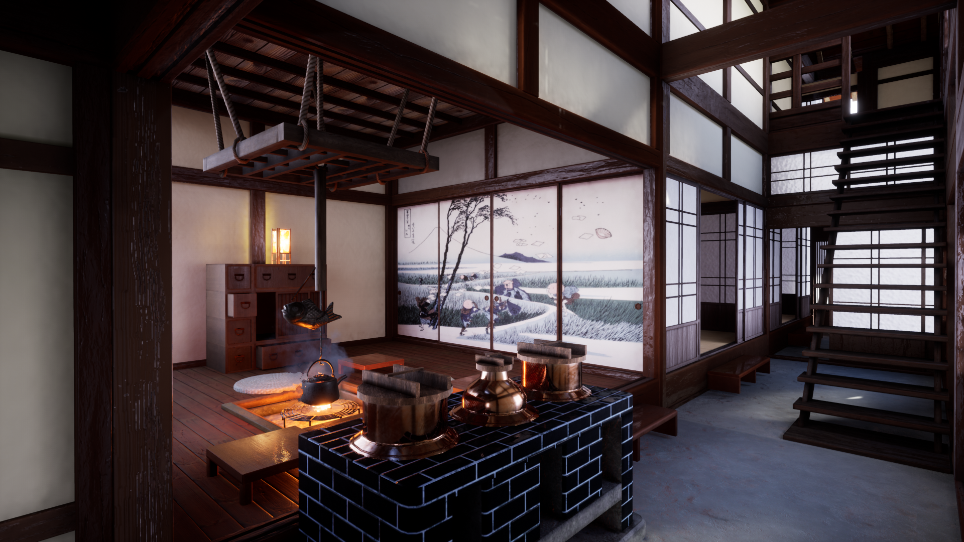 Modular Japanese House Kit Tutorial – Interior Props – Part A – Inu Games